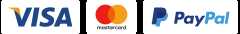 Visa, MasterCard, PayPal Logo